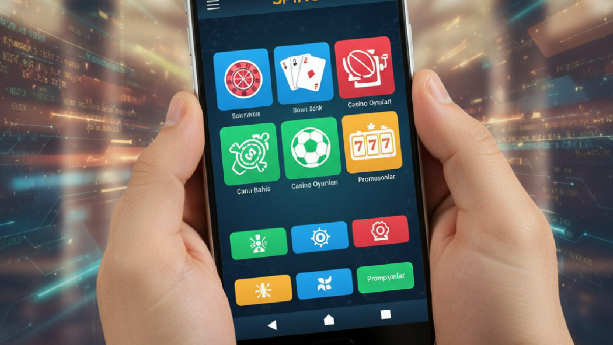 Spino Android uygulamasının kullanıcı dostu arayüzü bahis ve casino deneyimini kolaylaştırır.
