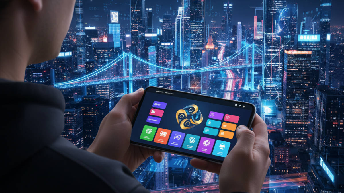 Spino platformunda mobil cihazından oyun oynayan, keyifli bir kullanıcı deneyimi yaşayan kişi.